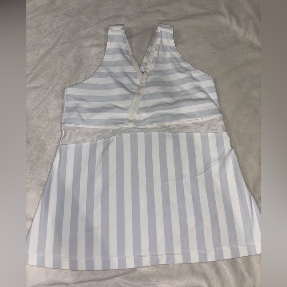 Lululemon Striped Deep V Tank
